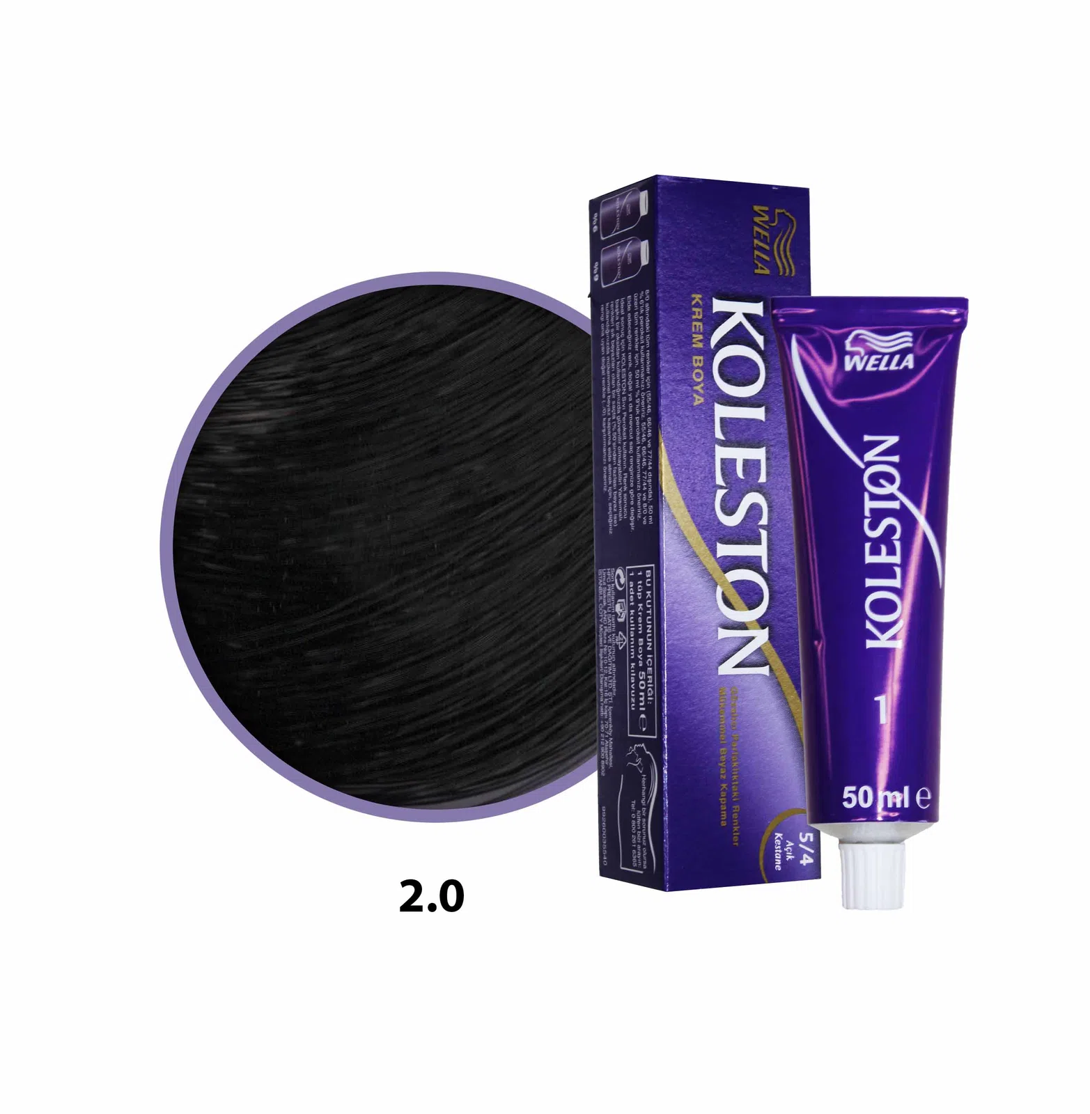 Koleston Saç Boyası 2.0 Siyah 50 Ml