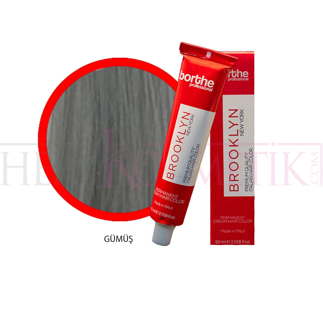Borthe (Bosley) Mix Saç Boyası Gümüş 60 Ml