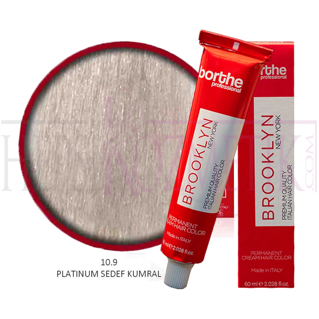 Borthe (Bosley) Saç Boyası 10.9 platium sedef kumral  60 Ml 