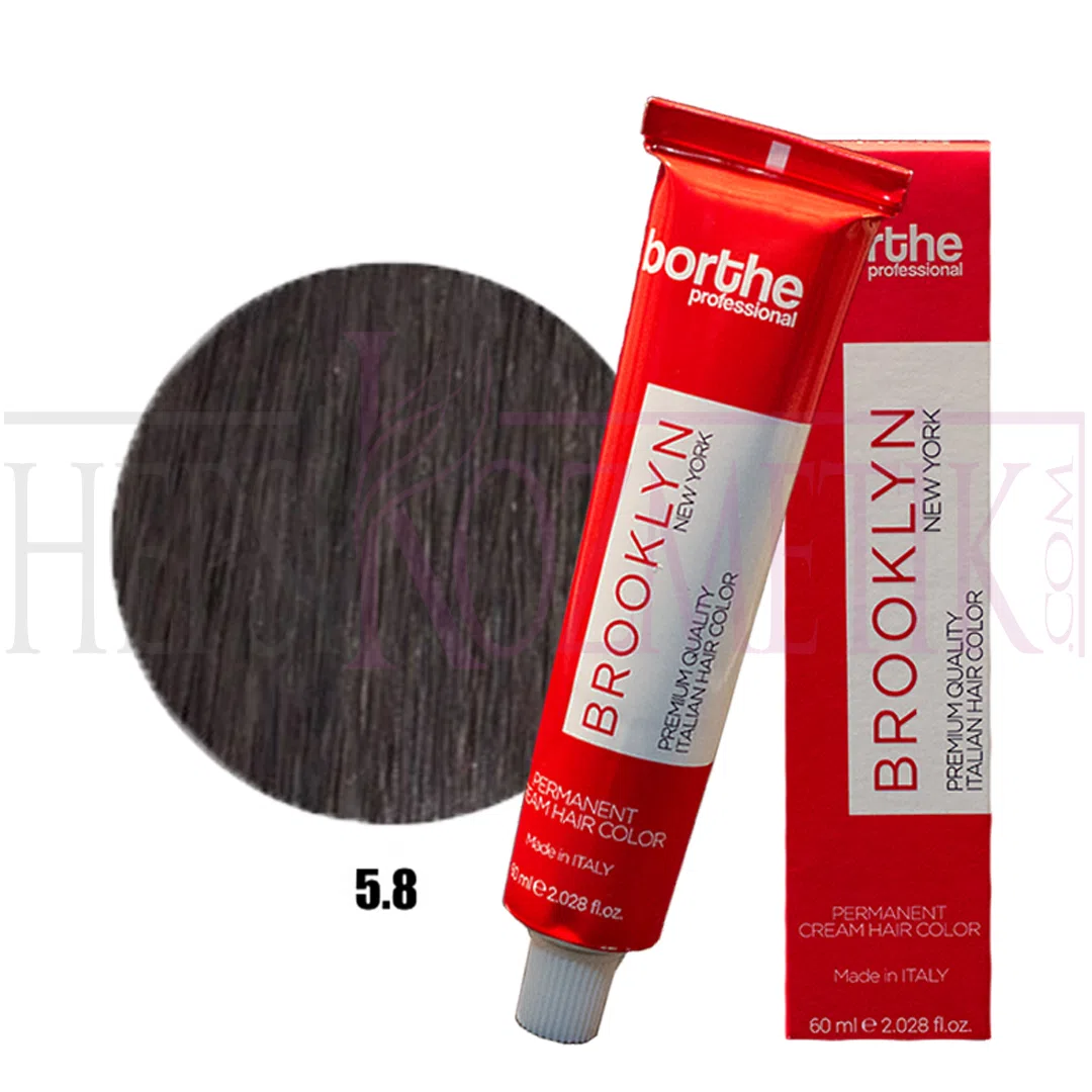 Borthe (Bosley) Saç Boyası 5.8 Açık Kestane Tütün 60 Ml