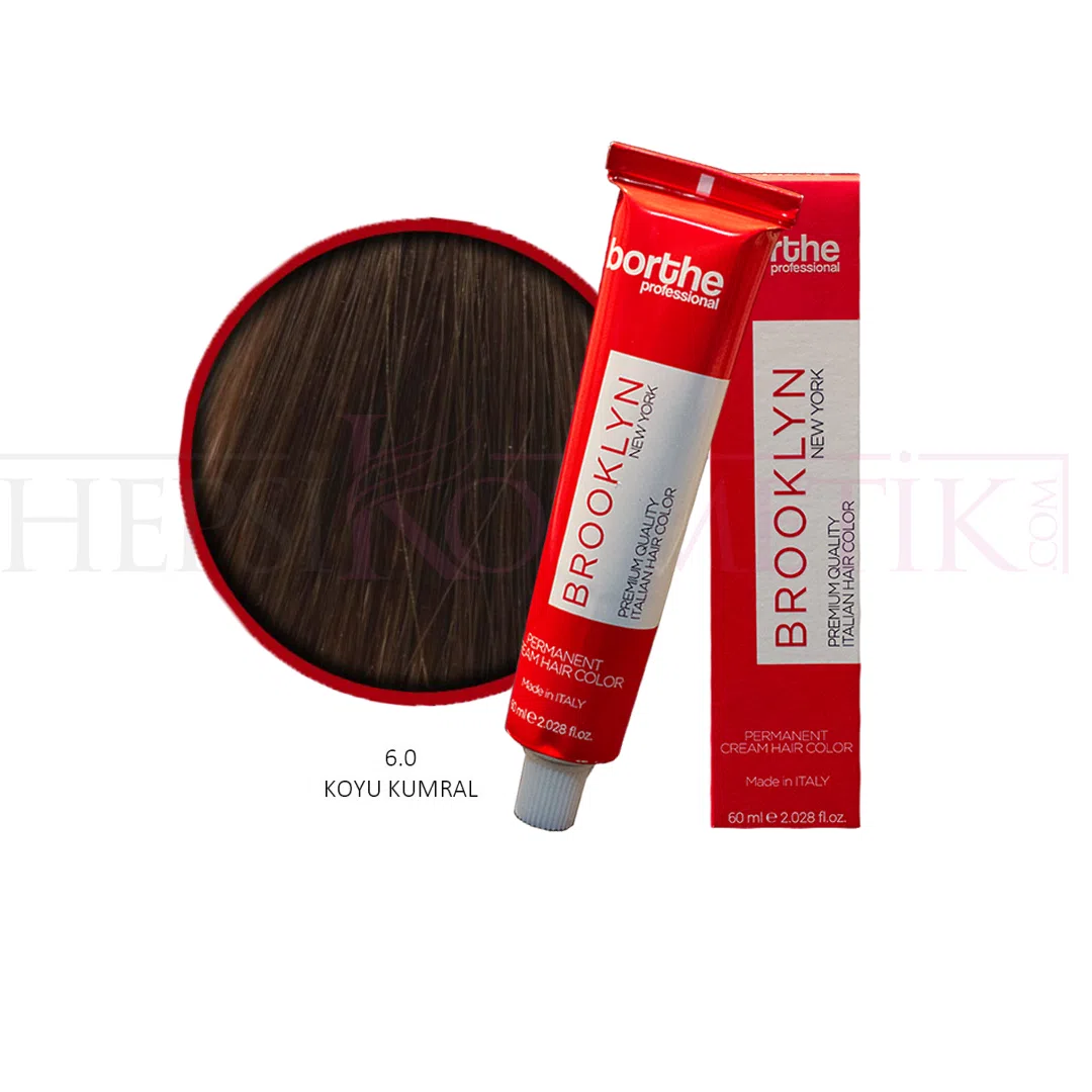 Borthe (Bosley) Saç Boyası 6.0 Koyu Kumral 60 Ml