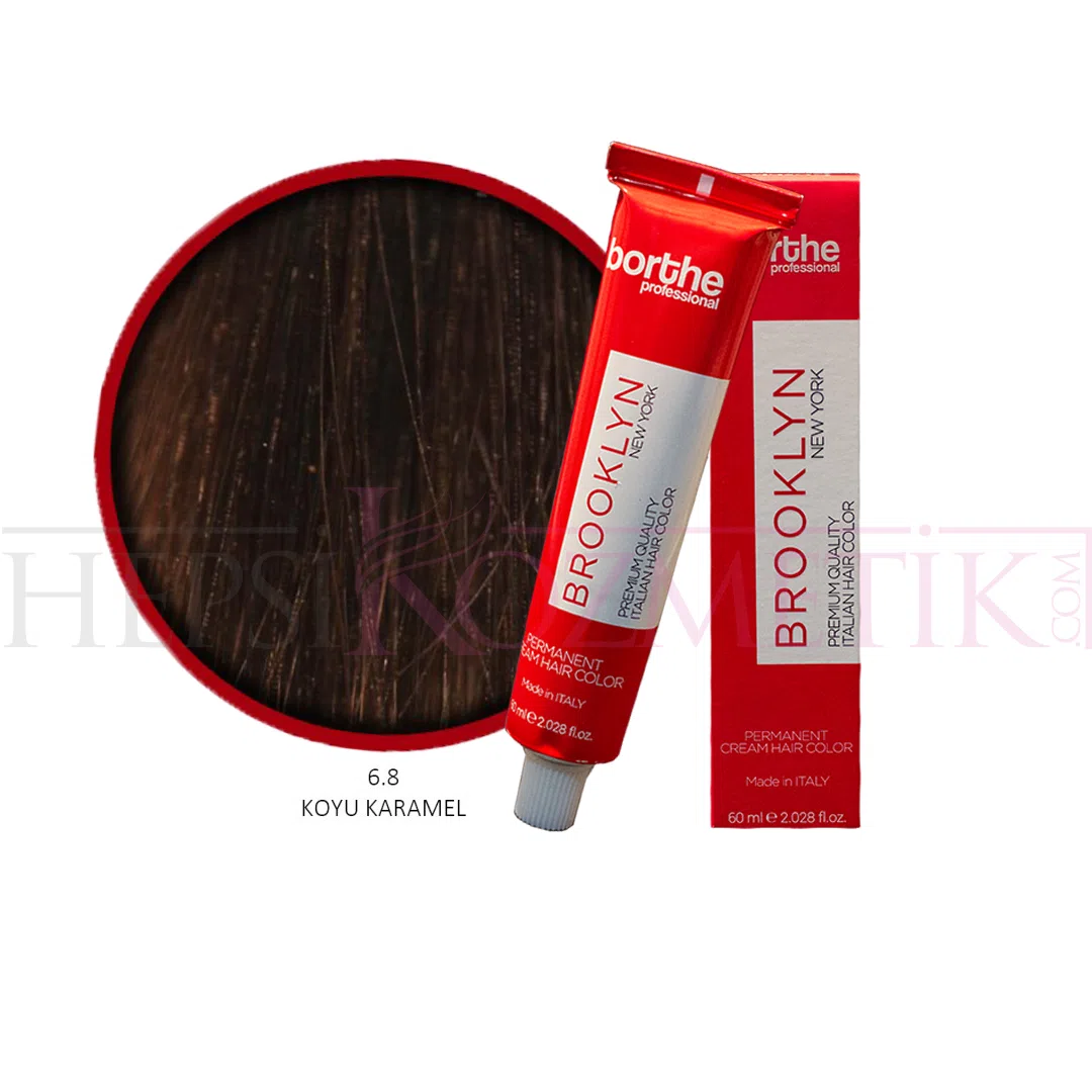 Borthe (Bosley) Saç Boyası 6.8 Kumral Tütün 60 Ml