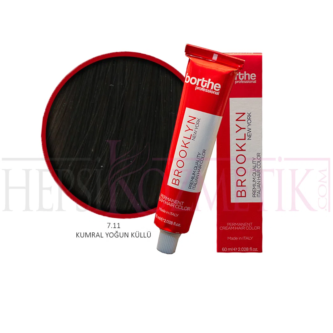 Borthe (Bosley) Saç Boyası 7.11 Kumral Yoğun Küllü 60 Ml