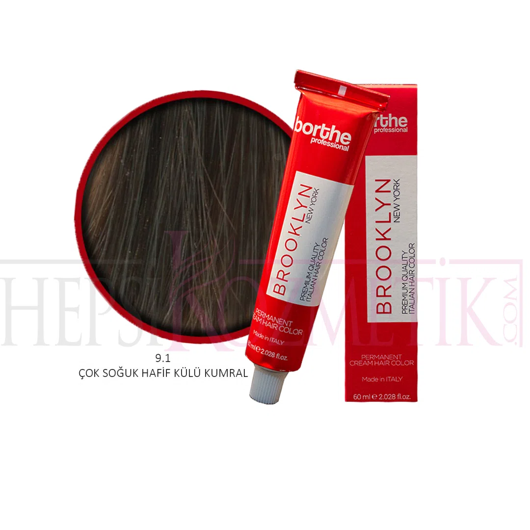 Borthe (Bosley) Saç Boyası 9.1 60 Ml