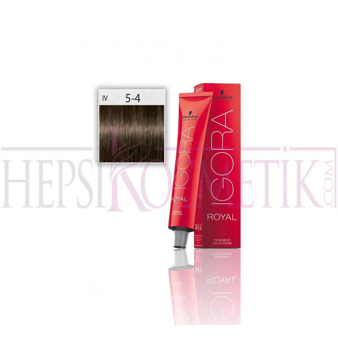 İgora Royal Saç Boyası 5.4 Açık Kahve-Bej 60 Ml 