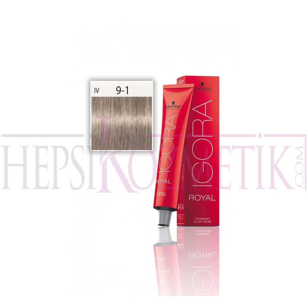 İgora Royal Saç Boyası 9.1 60 Ml
