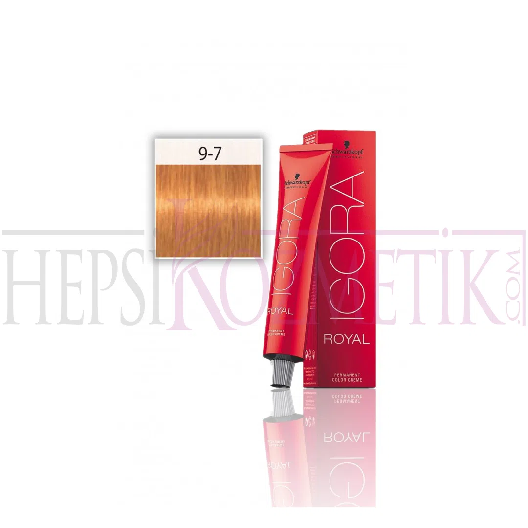İgora Royal Saç Boyası 9.7 Sarı Bakır 60 Ml