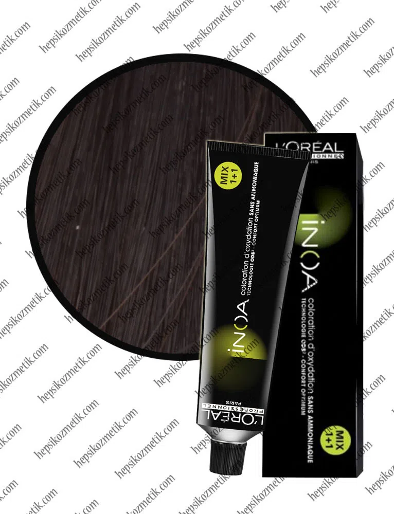 Inoa Saç Boyası 6,17 Koyu Kumral Küllü Mat 60 Ml