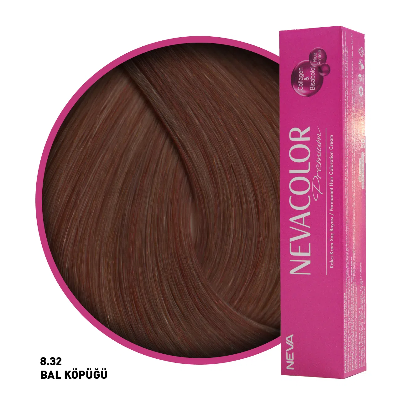 Nevacolor Premium Saç Boyası 8.32 Bal Köpüğü 50 Ml