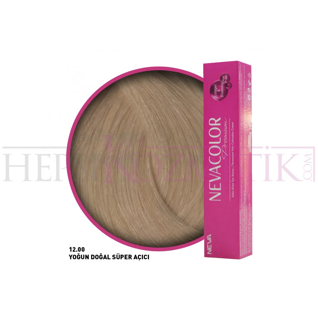 Nevacolor Premium Saç Boyası 12.00 Yoğun Doğal Süper Açıcı 50 Ml