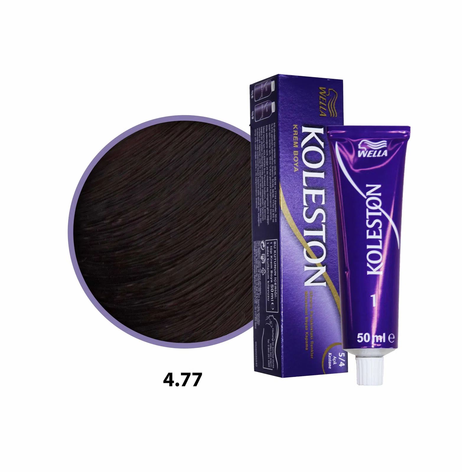 Koleston Saç Boyası 4.77 Kadife Kahve  50 Ml