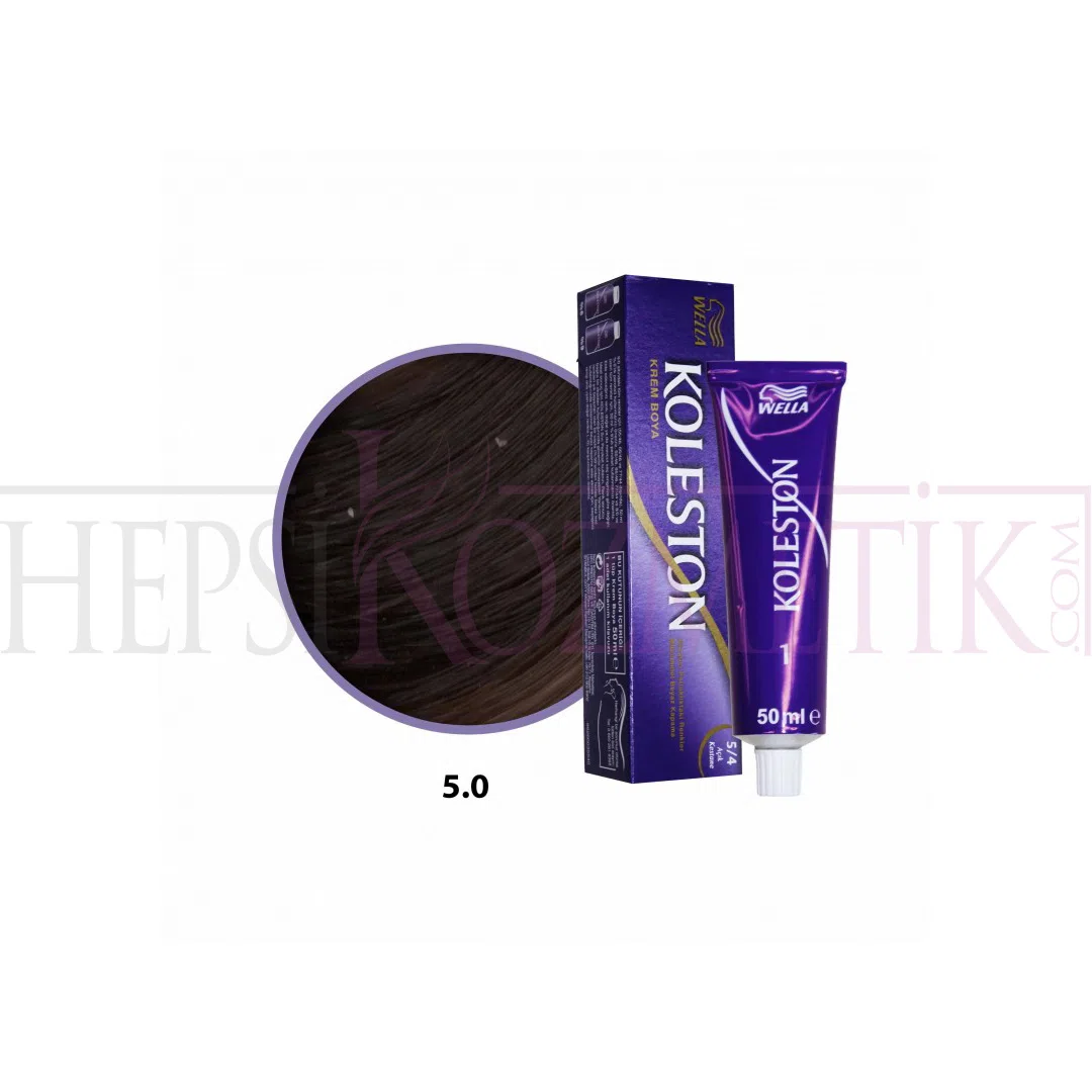 Koleston Saç Boyası 5.0 Açık Kahve 50 Ml
