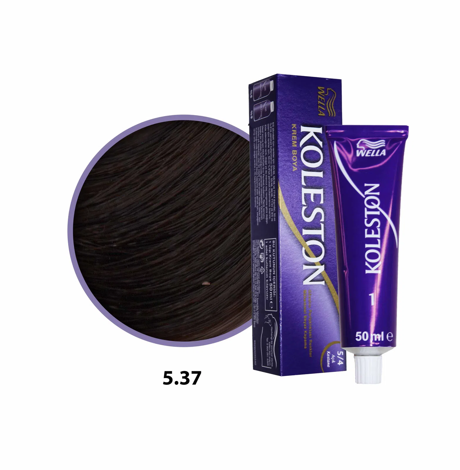Koleston Saç Boyası 5.37 Kışkırtıcı Kahve 50 Ml