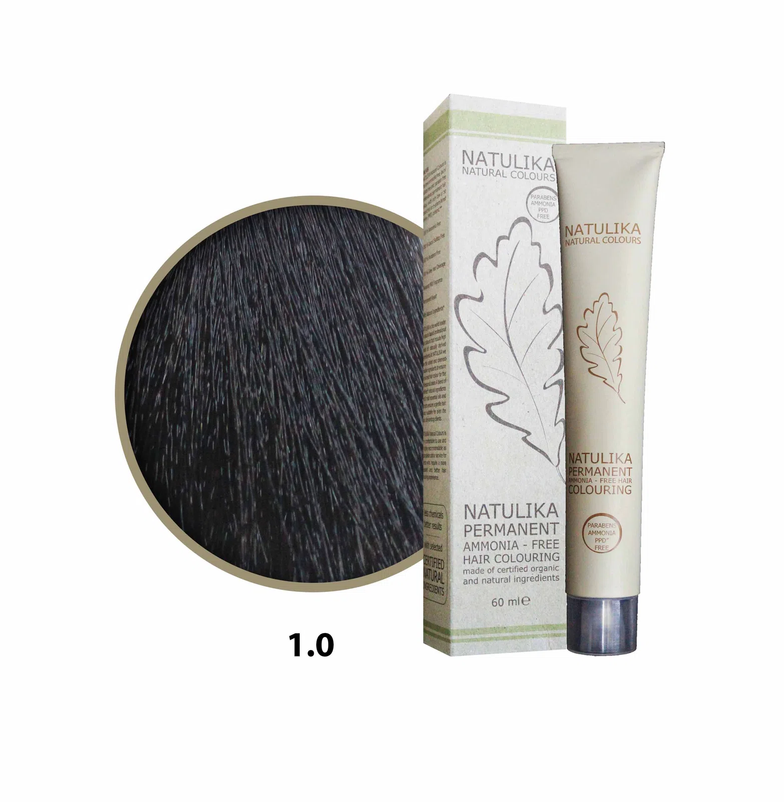 Seven Pigments (Natulika) Organic Saç Boyası 1.0 Siyah 60 Ml
