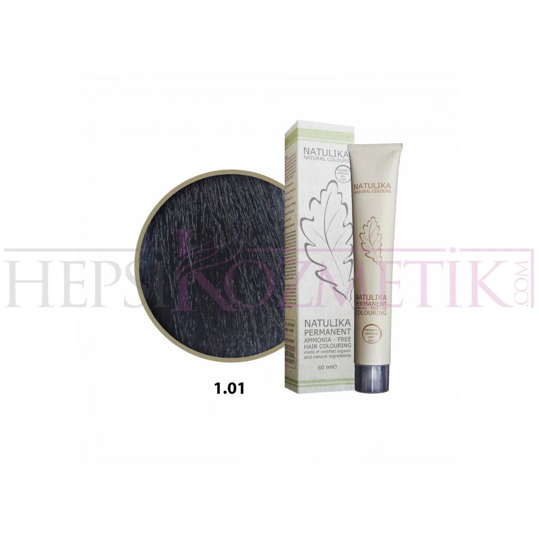 Seven Pigments(Natulika) Organic Saç Boyası 1.01 Mavi Siyah 60 Ml