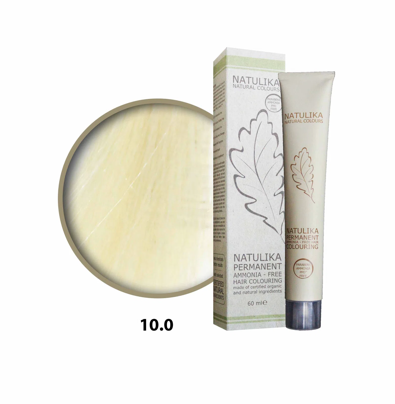 Seven Pigments (Natulika) Organic Saç Boyası 10.0 Ekstra Açık Kumral 60 Ml
