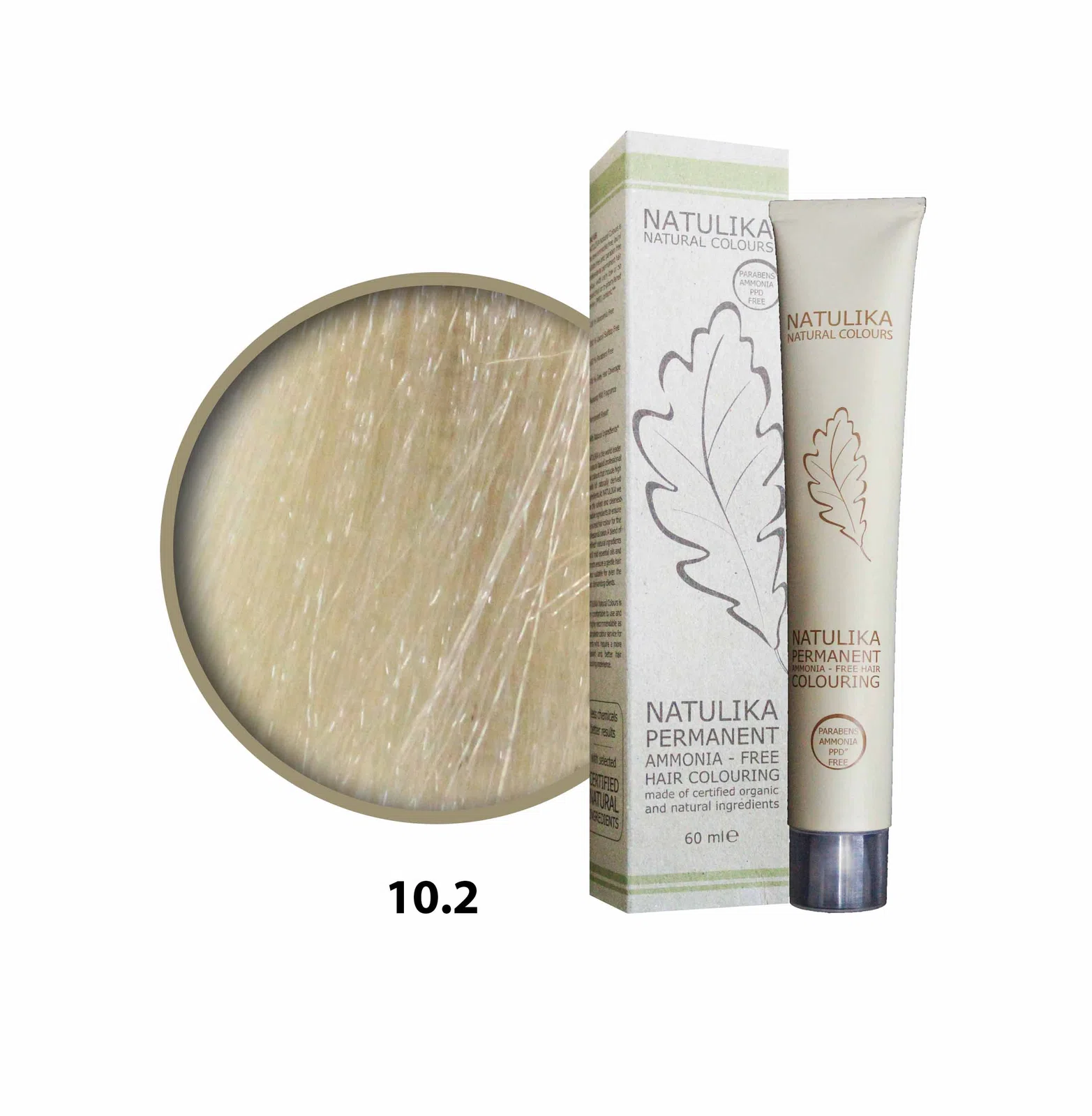 Seven Pigments (Natulika) Organic Saç Boyası 10.2 Açık Küllü Kumral 60 Ml