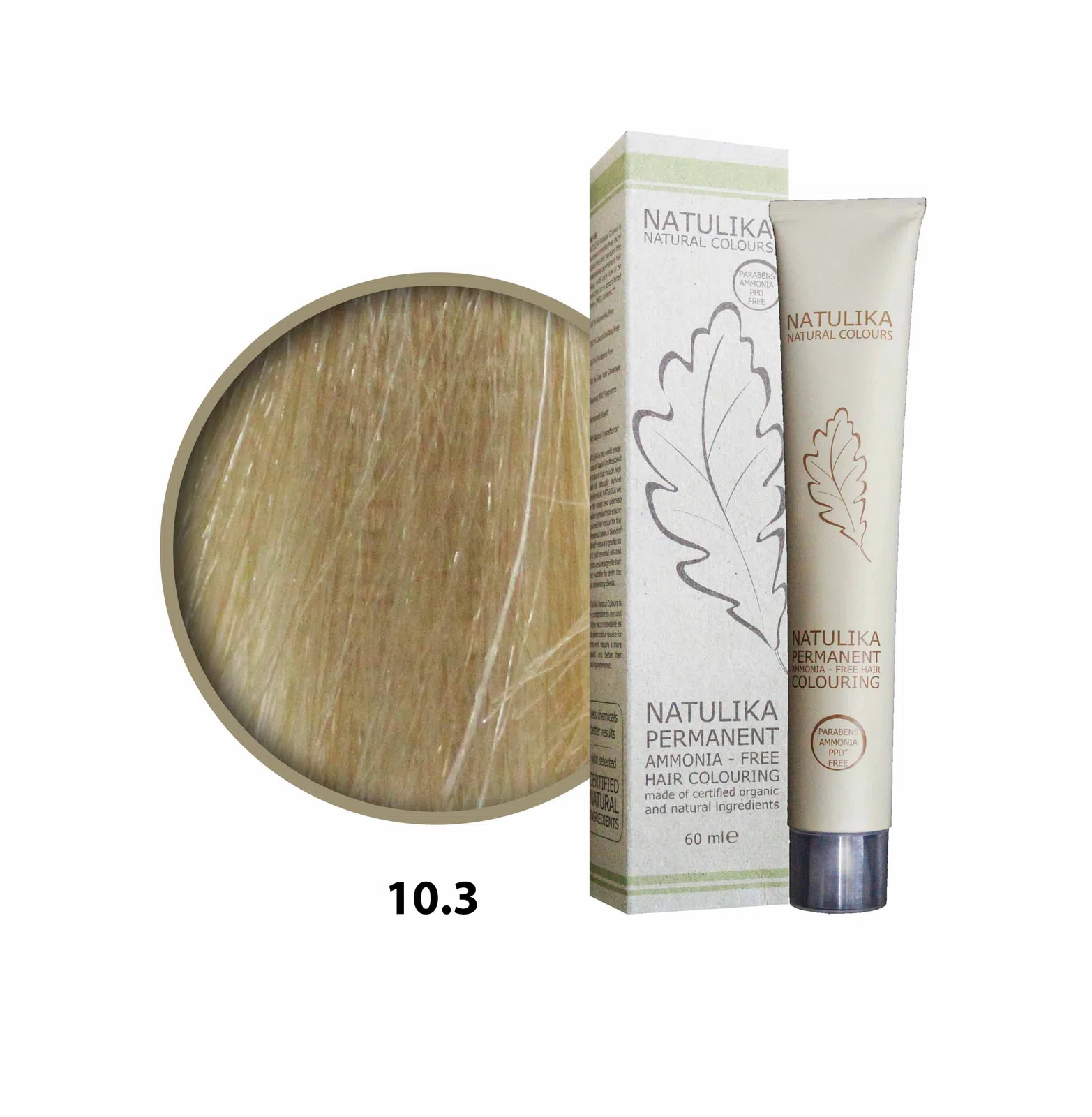 Seven Pigments(Natulika) Organic Saç Boyası 10.3 Altın Platin 60 Ml
