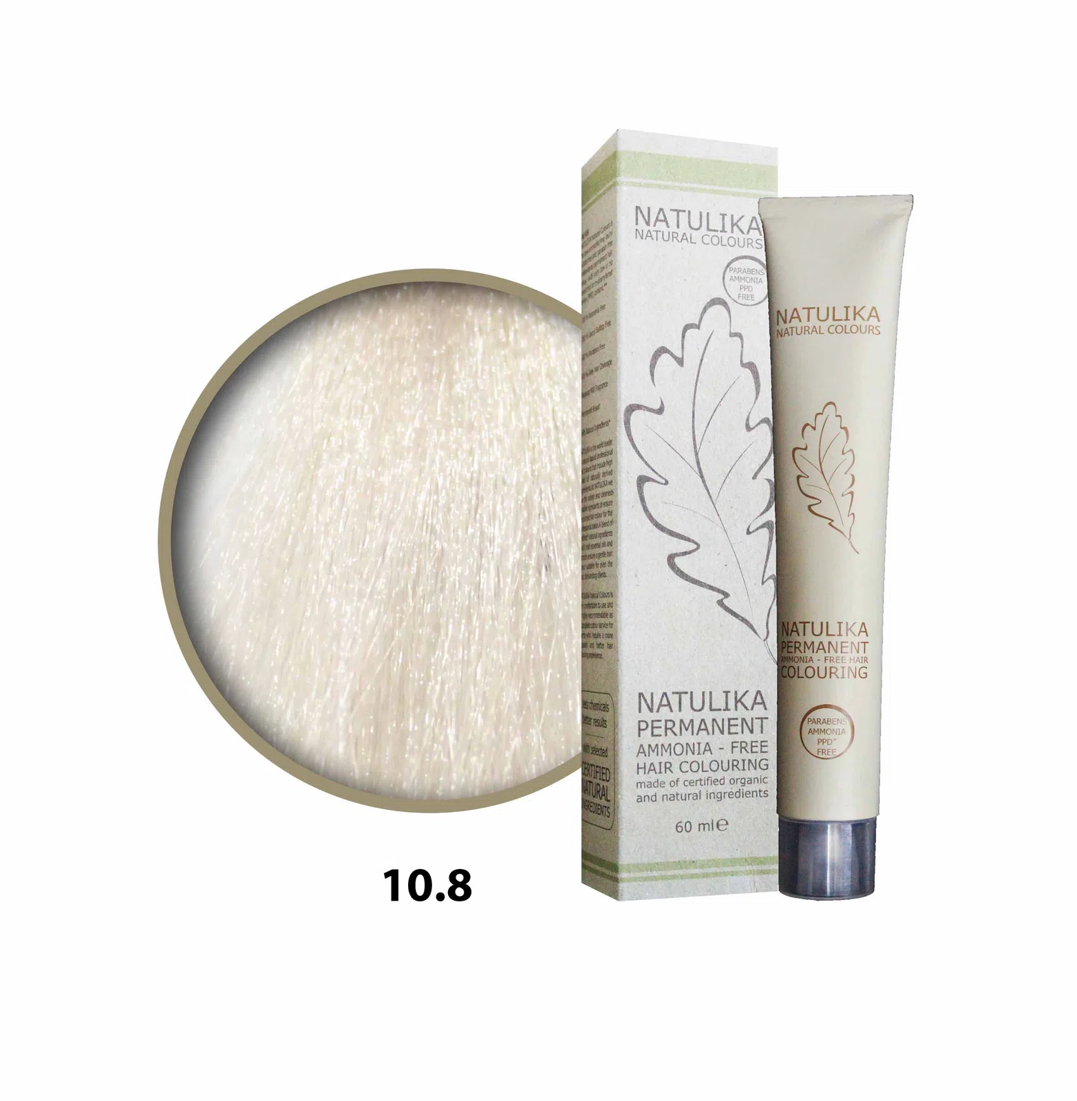 Seven Pigments(Natulika) Organic Saç Boyası 10.8 Çok Açık Viyole Kumral 60 Ml