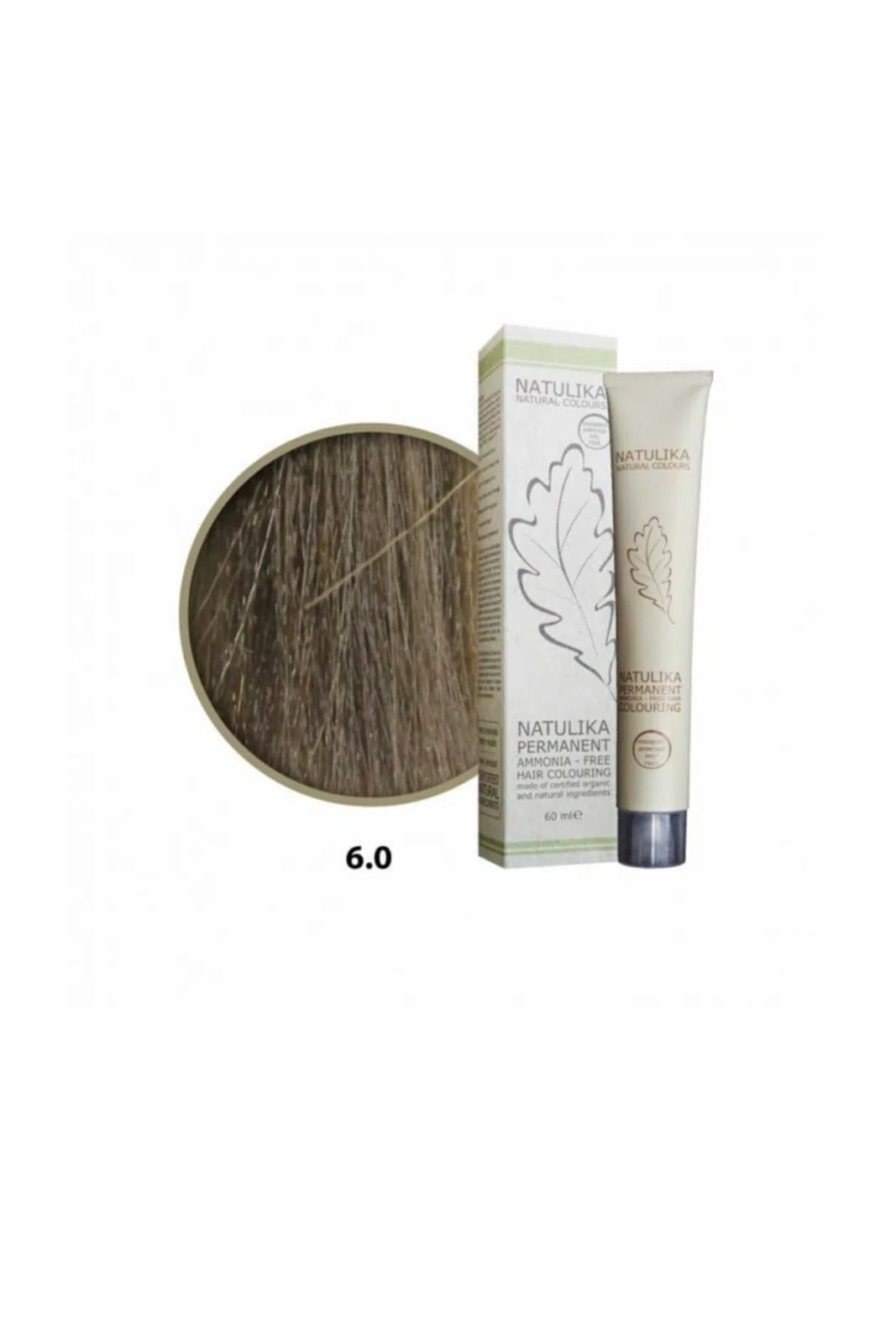 Seven Pigments(Natulika) Organic Saç Boyası 6.0 Koyu Kumral 60 Ml