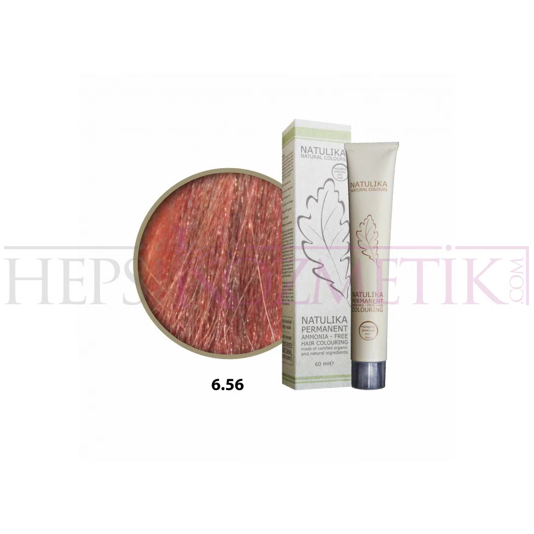 Seven Pigments (Natulika) Organic Saç Boyası 6.56 Tropikal Kızıl Koyu Kumral 60 Ml