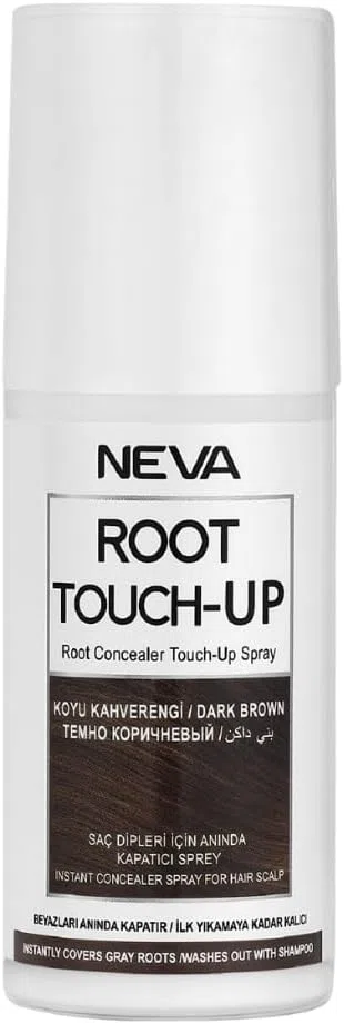 Neva Root Touch-Up Saç Dipleri İçn Kapatıcı Sprey Koyu Kahve 75 Ml