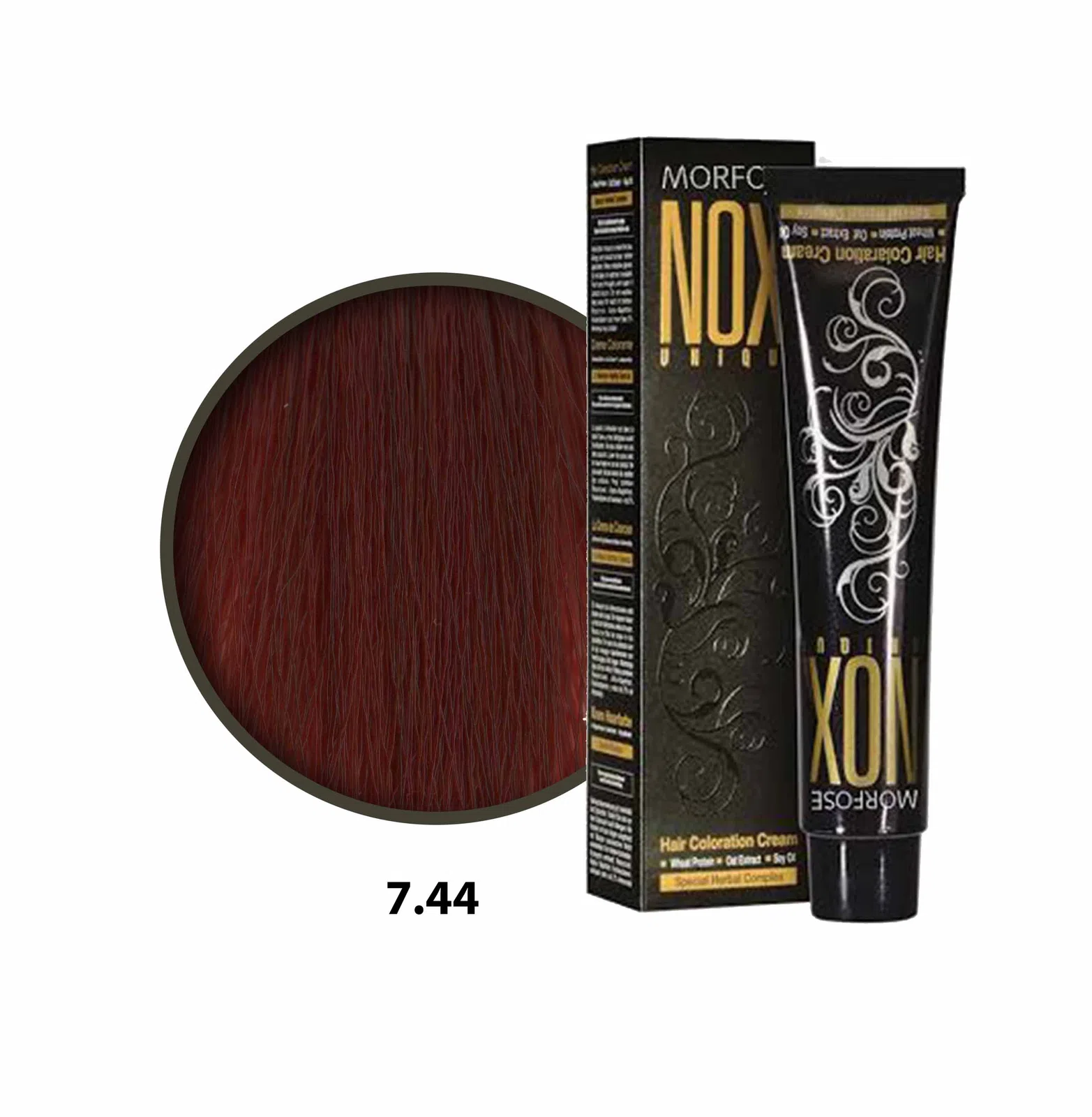 Nox Unique Saç Boyası 7.44 Kumral Yoğun Bakır 60 ML
