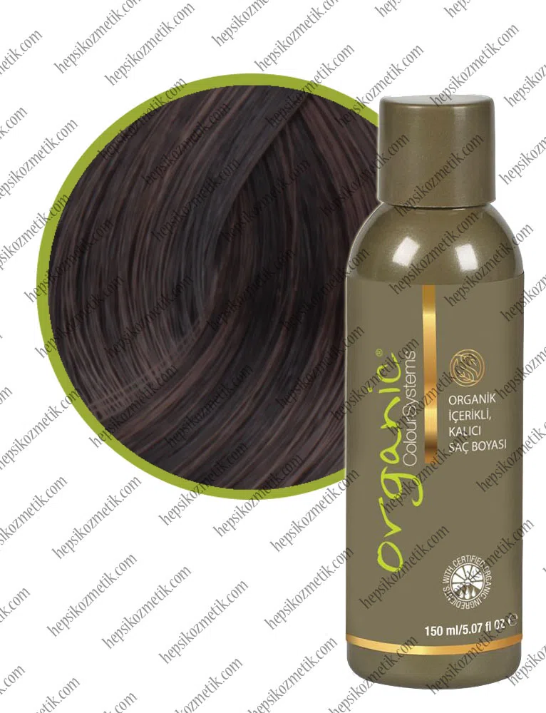 Organic Bitkisel Saç Boyası 2 Çok Koyu Kahve 150 Ml