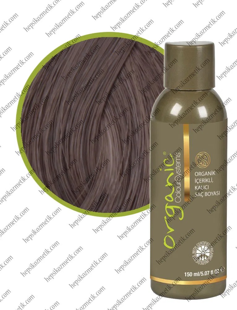Organic Bitkisel Saç Boyası 5 AH Açık Kül Kahve 150 Ml