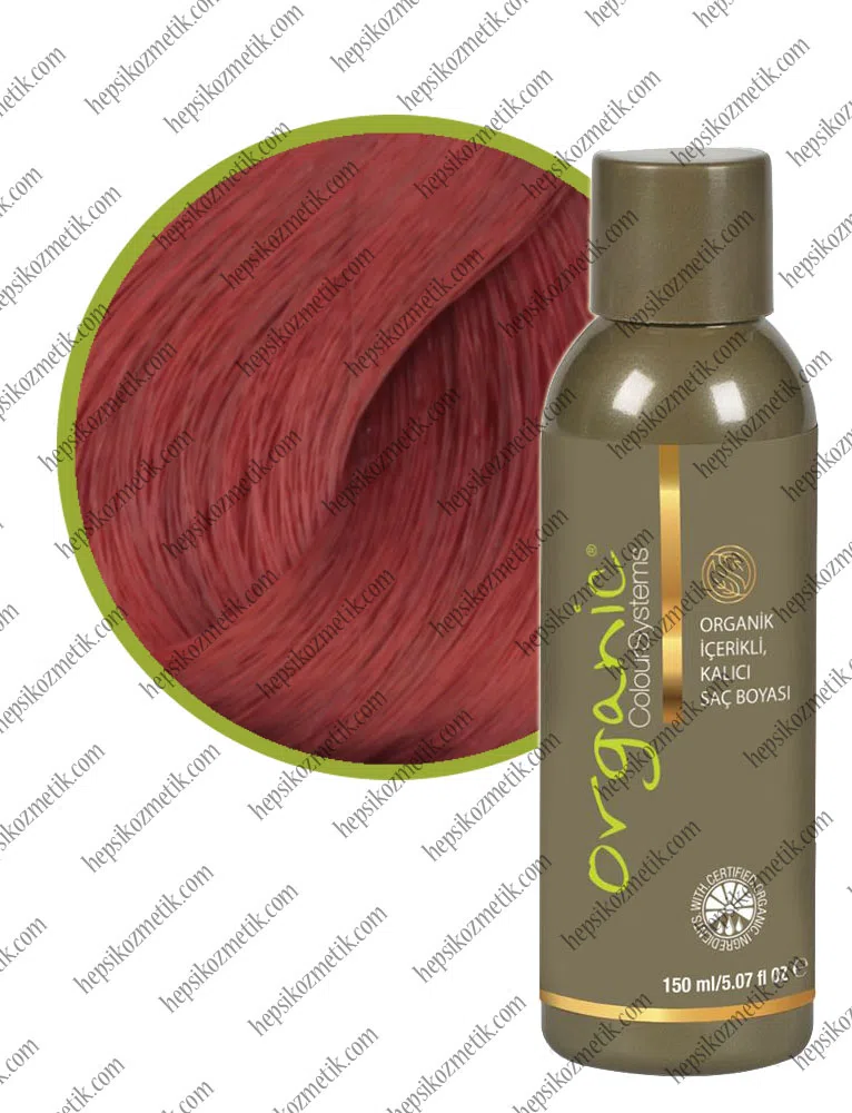 Organic Bitkisel Saç Boyası 6 RC Orta Bakır Kırmızı 150 Ml
