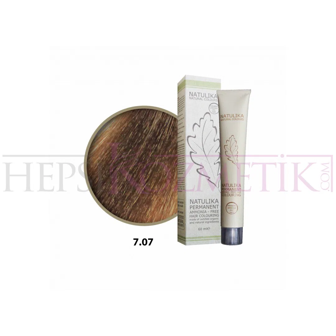 Seven Pigments (Natulika) Organic Saç Boyası 7.07 Konyak 60 Ml