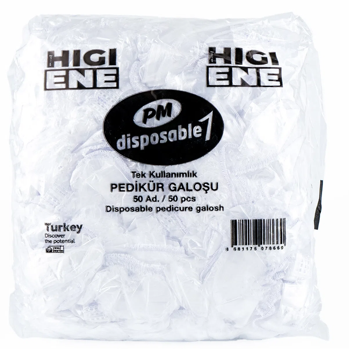 Sirzade Pedikür Galoşu 50 Adet