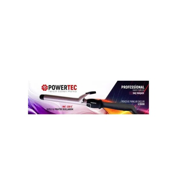 Powertec Seramik Dijital Saç Maşası 13 Mm