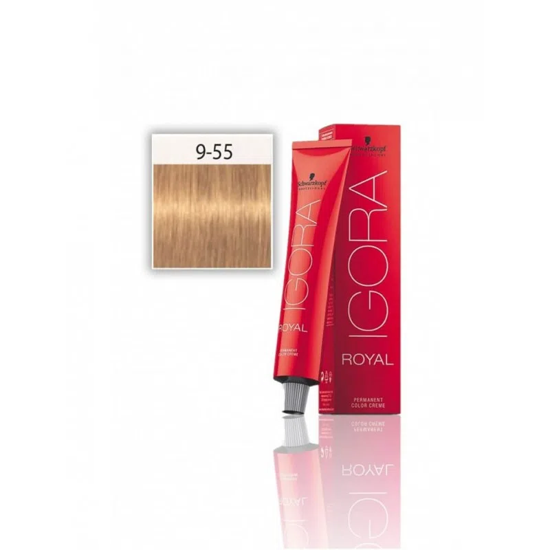 İgora Royal Saç Boyası 9.55 Sarı Yoğun Altın 60 Ml