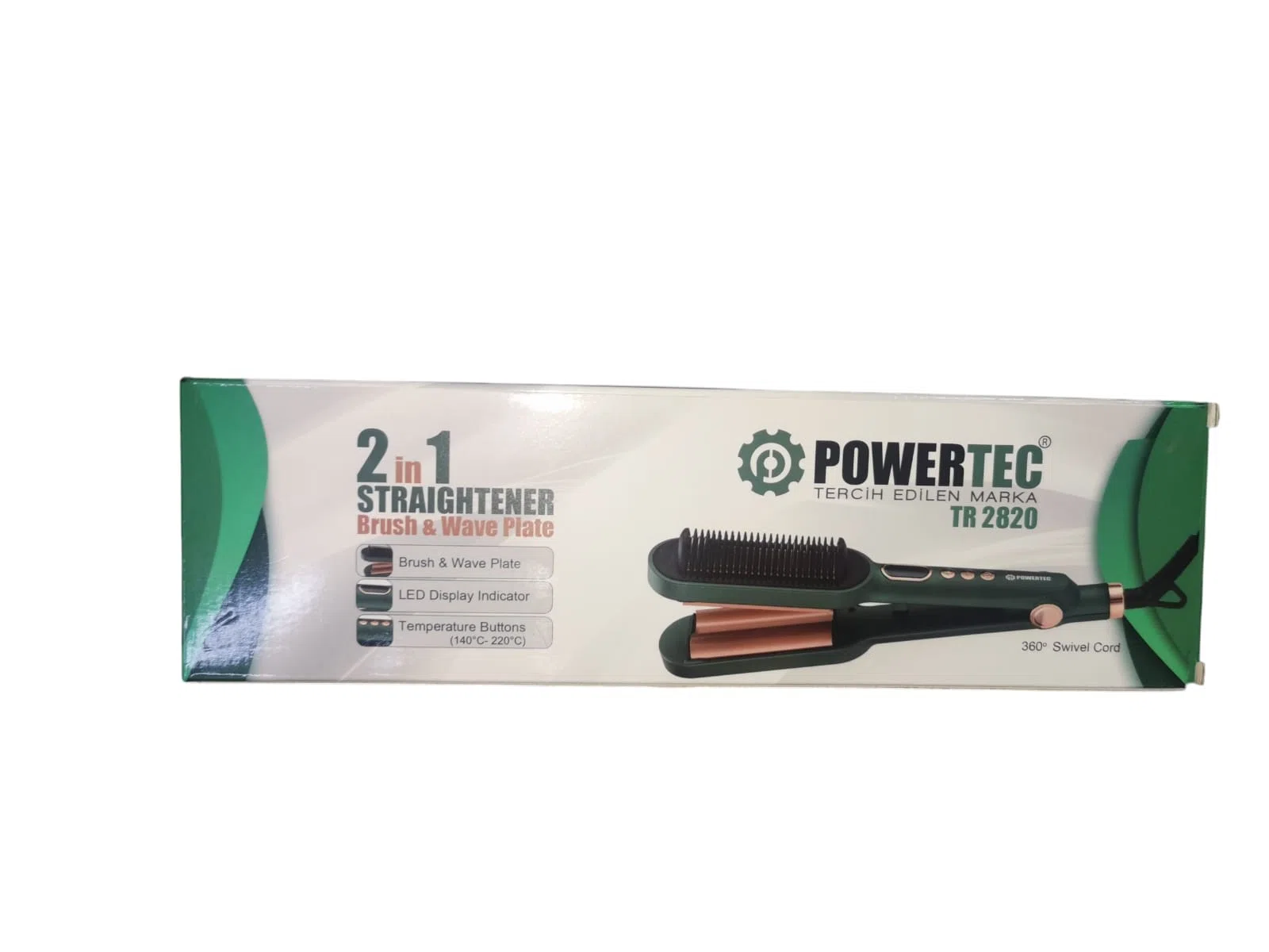 Powertec Tost Seramik Dijital Fırçalı 230 C' Tr 2820