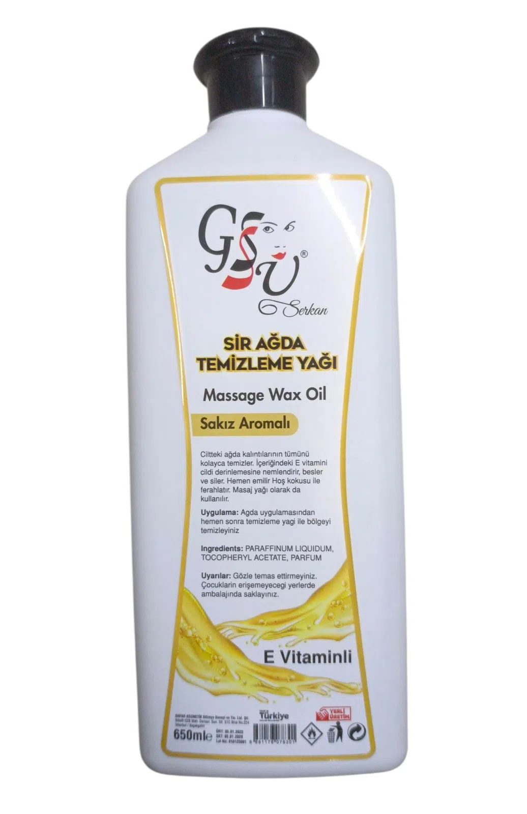 Gssu  Masaj Yağı Ve Ağda Yağı  650 Ml