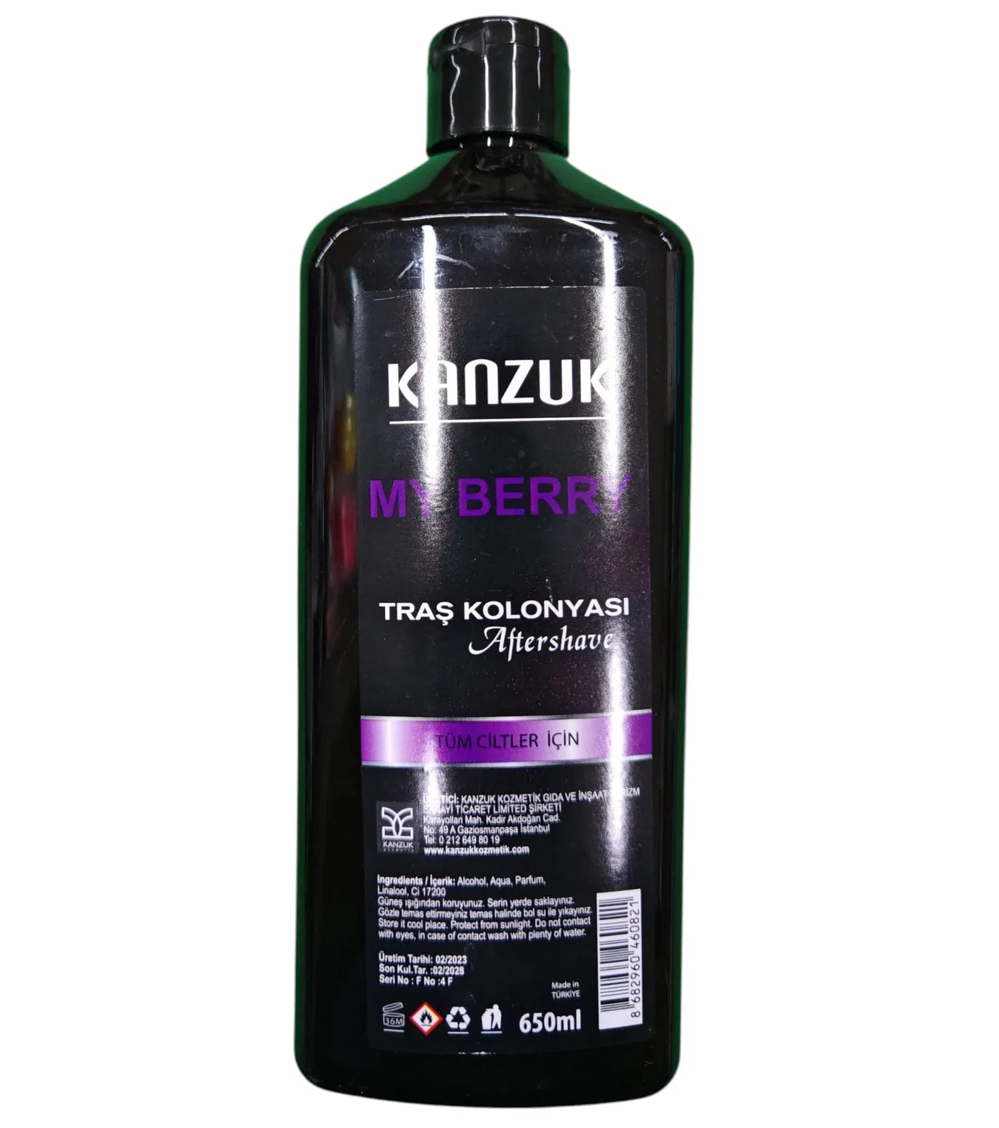 Kanzuk Tıraş Losyonu My Bery 650 Ml
