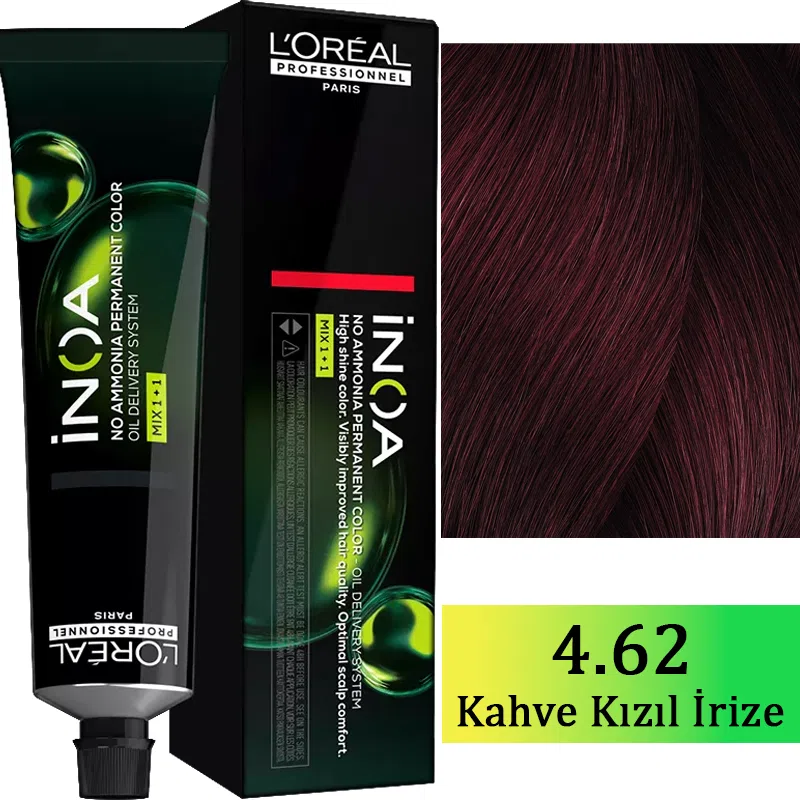 Inoa Saç Boyası 4,62 Kestane Kızıl İrize 60 Ml