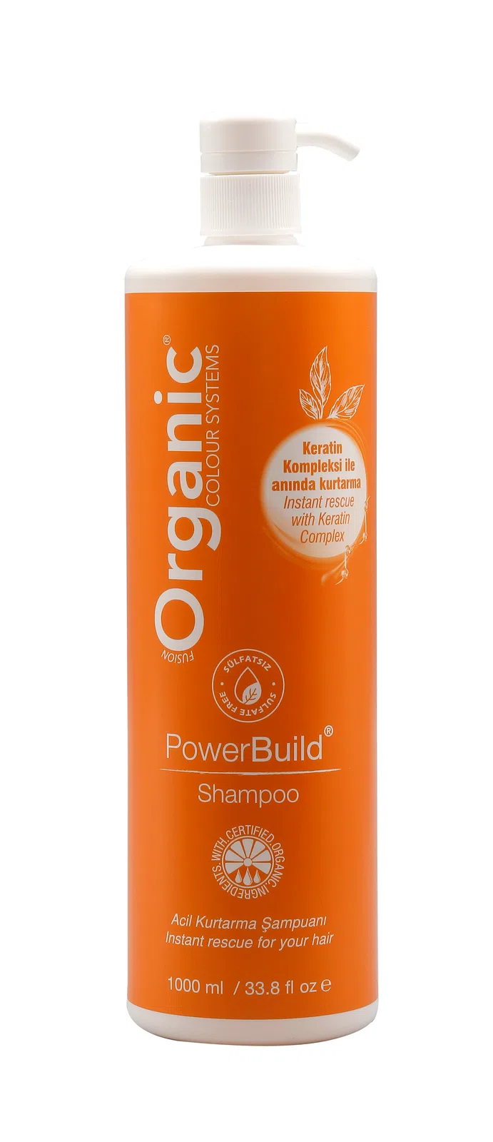 Organic Power Build Shampoo 1000 ML – Acil Kurtarma