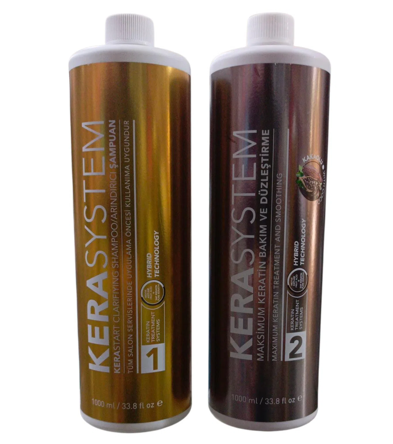 Kera System Keratin Kakaolu+Şampuan 1000+1000 Ml Set