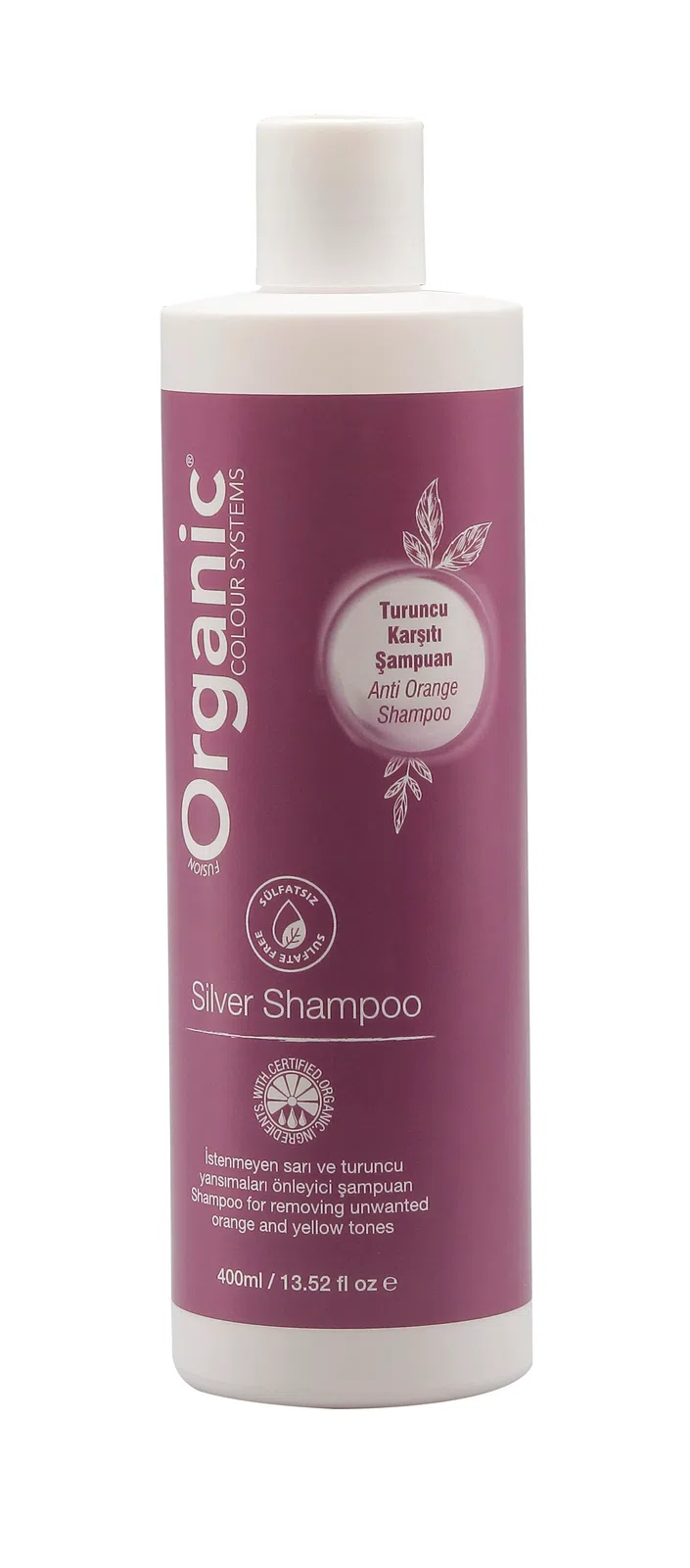 Organic Status Q Sılver Shampoo 400 ML – Turuncu ve Sarı Karşıtı