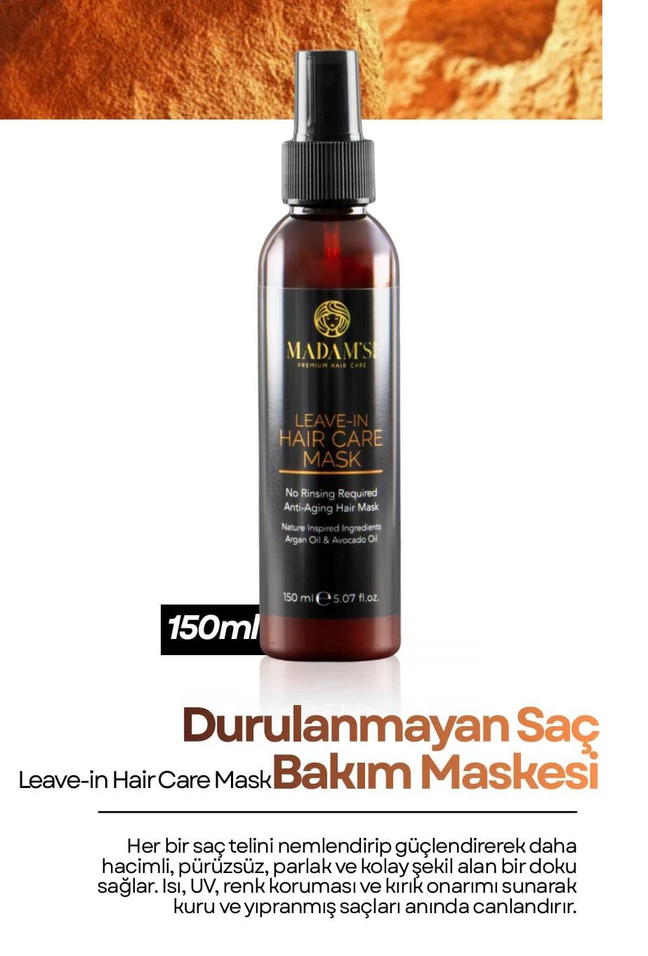Madams Leave In Mask-Durulanmaz 150 Ml