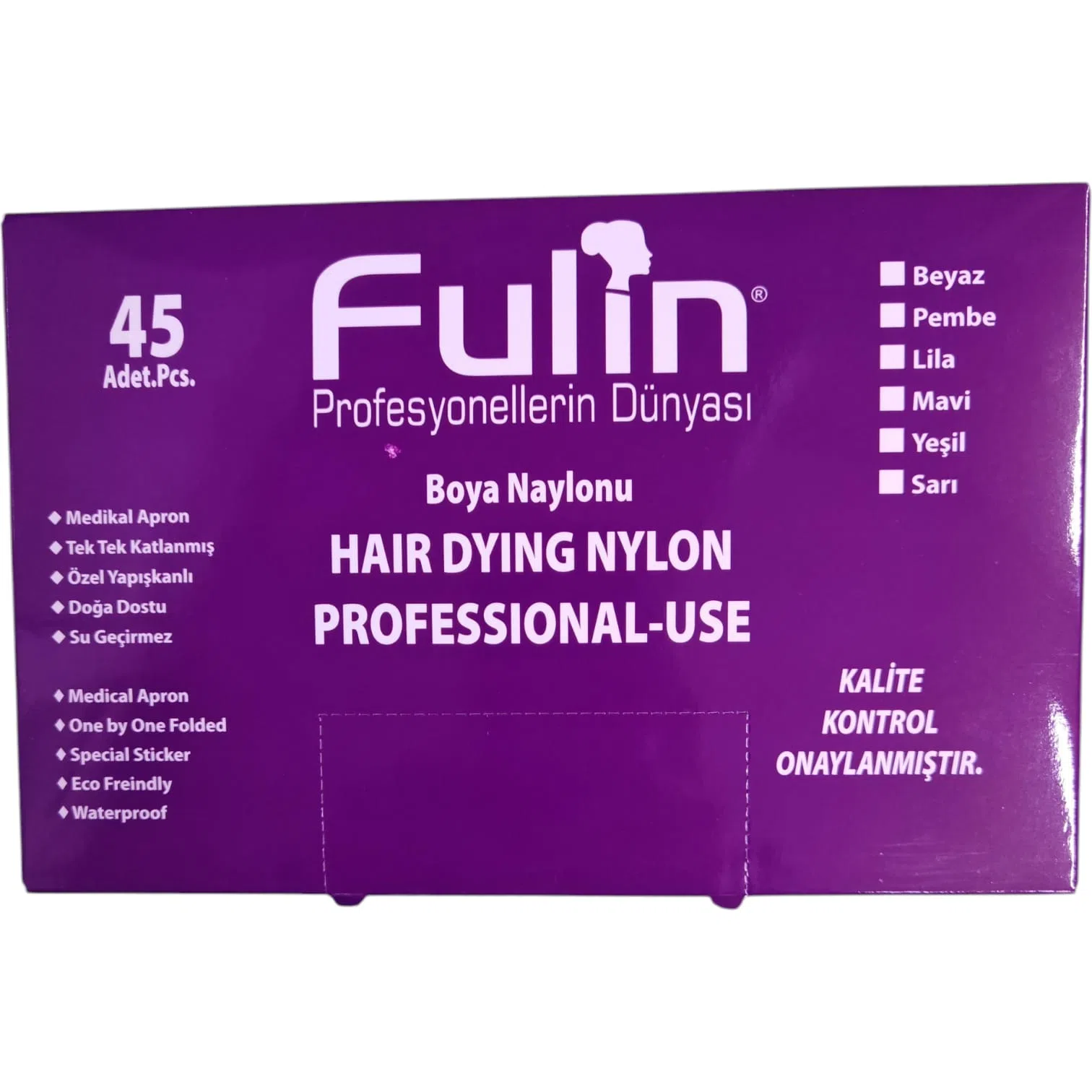Fulin Katlanmış Boya Penuarı 45 Adet