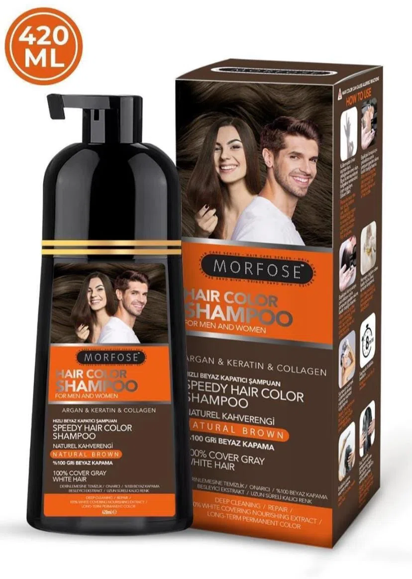 Morfose Hair Color Shampoo Kahve 420 Ml