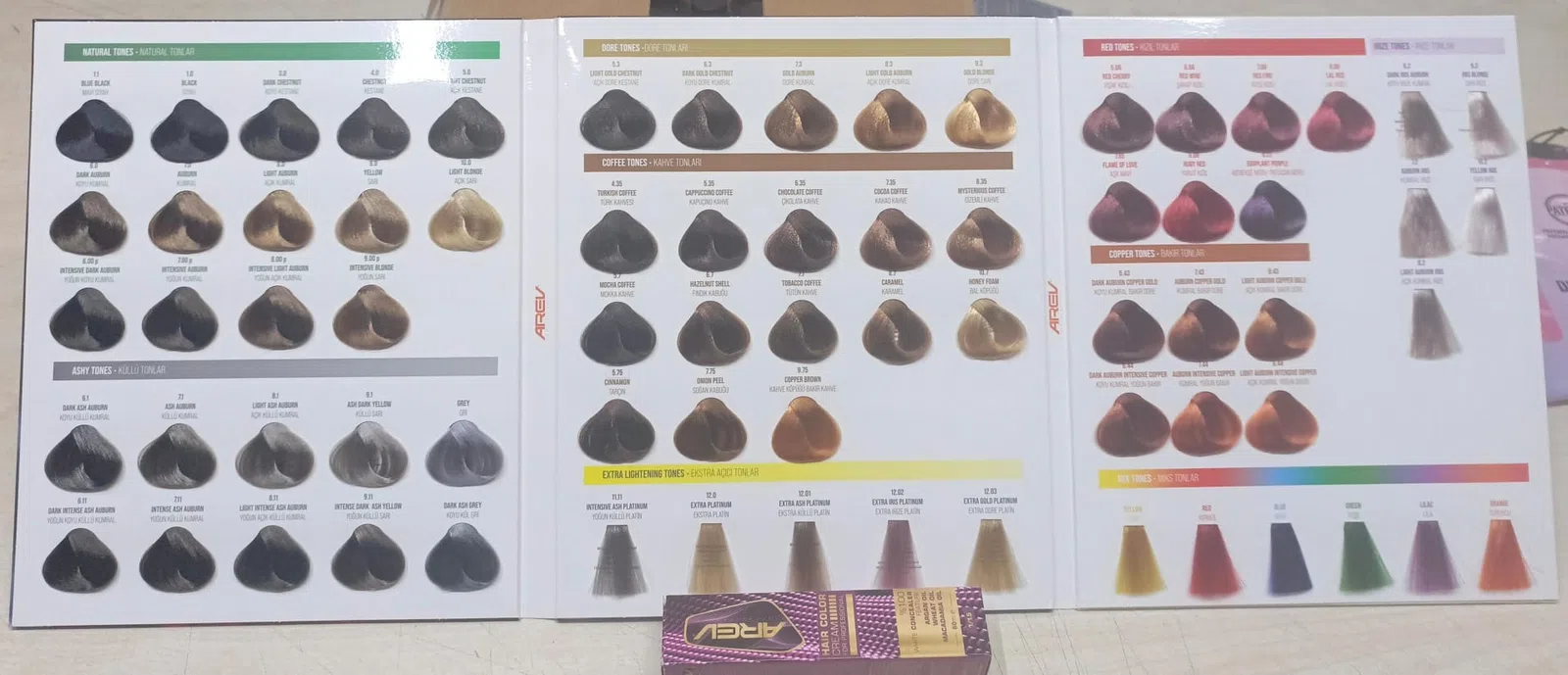 Arev Saç Boyası 5.1 Açık Küllü Kestane