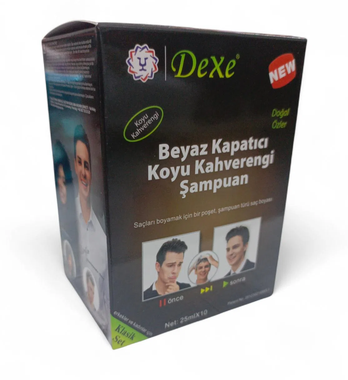 Dexe Hair Shampoo Koyu Kahve 10x25 Ml 