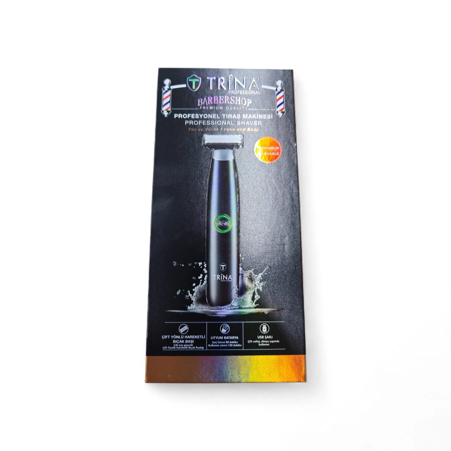 Trina Şarjlı Yüz ve Vücut Tıraş Makinesı TRNSKLKS0010