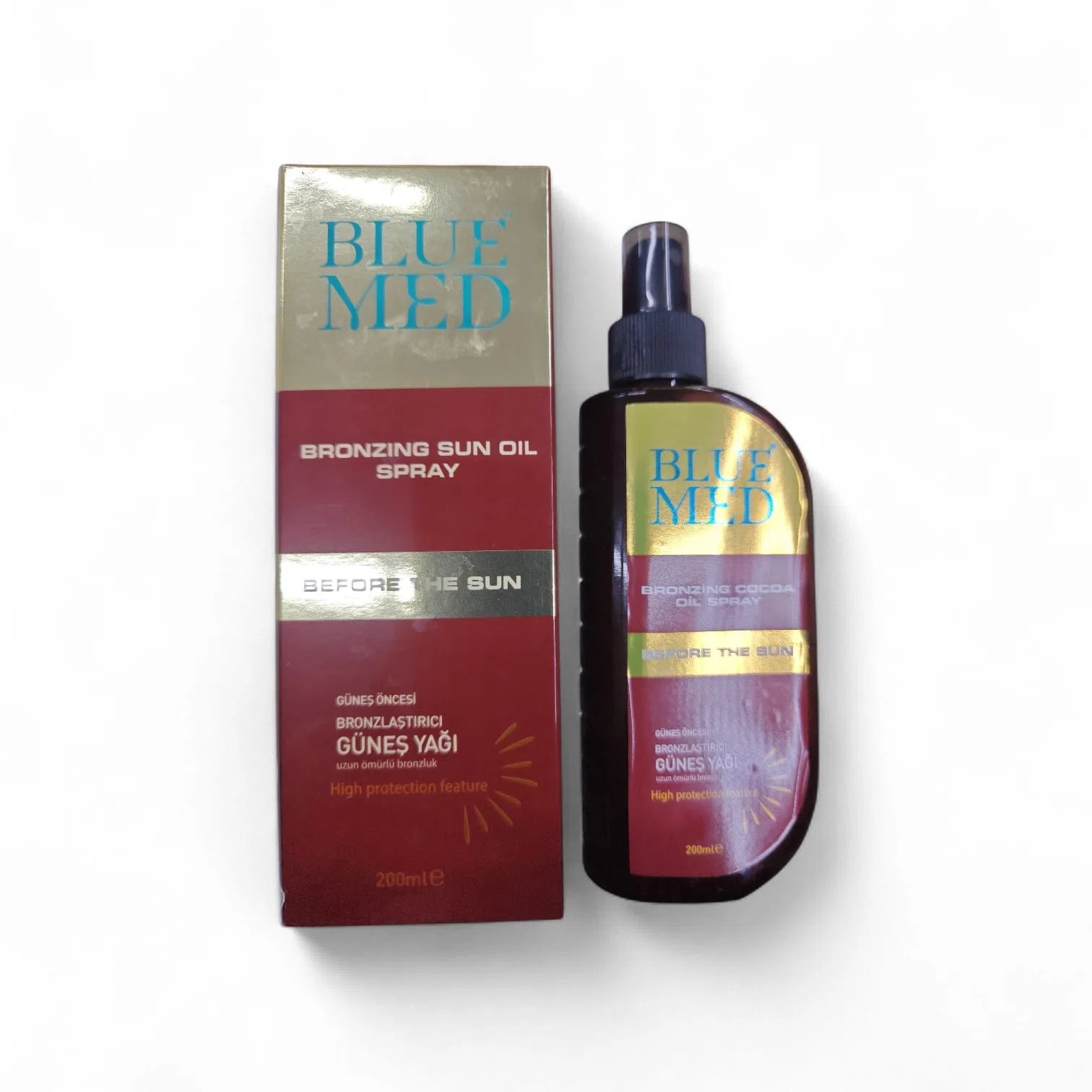Blue Med Bronzlaştırıcı Güneş Yağı 200 Ml