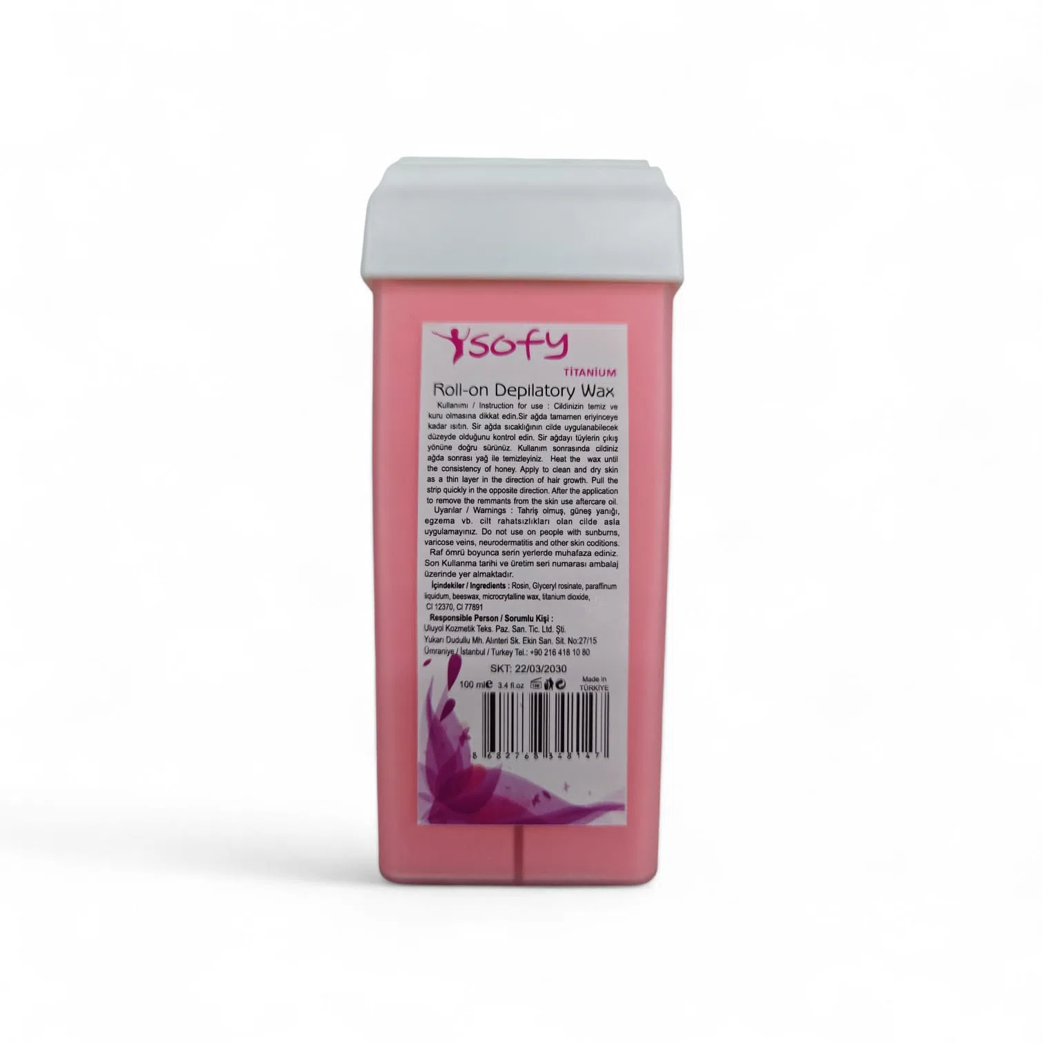 Sofy Kartuş Ağda Titanyum 100 Ml