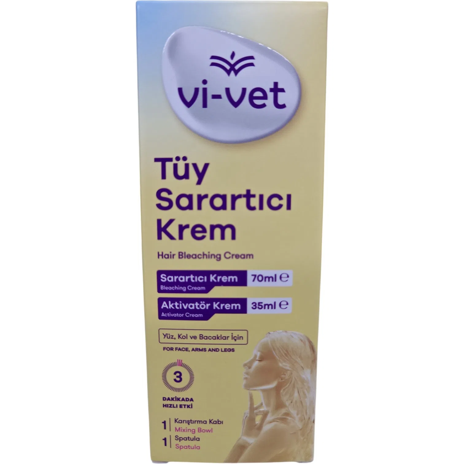 Vi-Vet Tüy Sarartıcı Krem 70+35 Ml